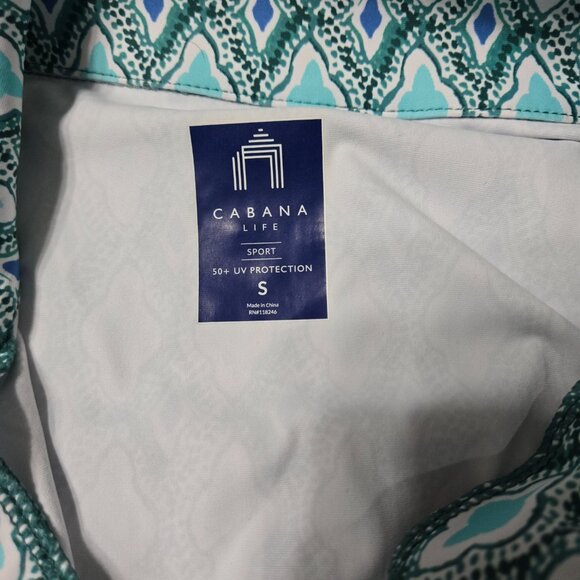 Cabana Life Sz Small Womens L/S Performance Zip UV 50+ Protection Dress - Picture 2 of 8